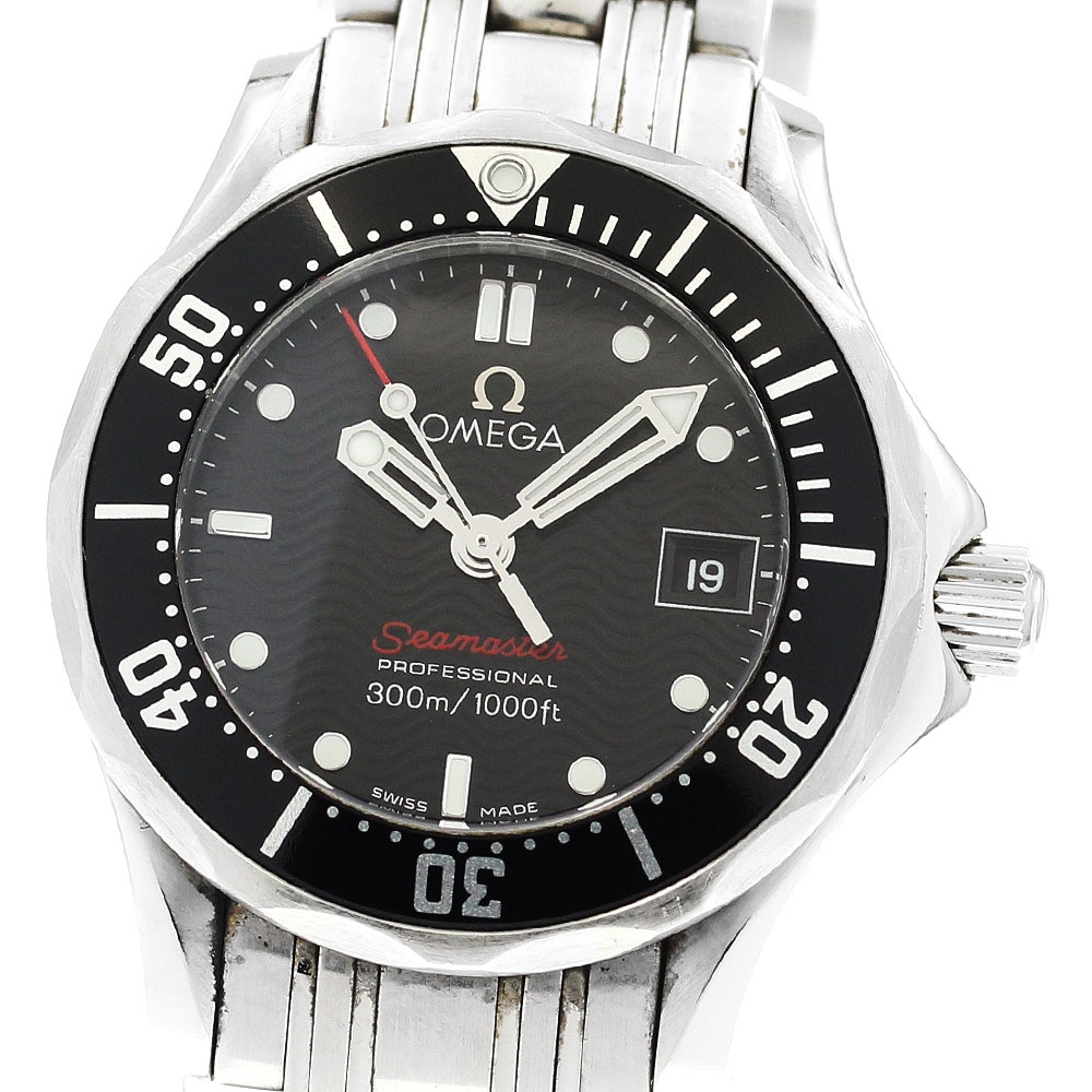 オメガ OMEGA 212.30.28.61.01.001 シーマスター300 デイト クォーツ レディース _901216【中古】