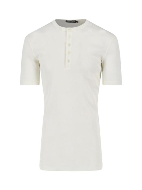 DOLCE & GABBANA Men T-Shirts G8QX6T G7P0DW0001 White