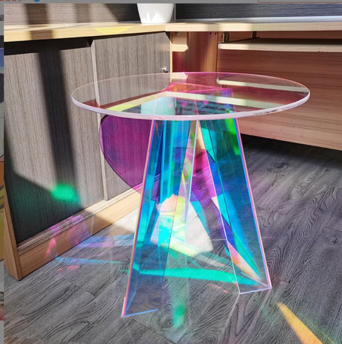 【人気限定SALE】日常生活に彩りをちょっと贅沢なインテリアグッズ　コーヒーテーブルアクリルガラス 透明北欧風 INS 14,288円