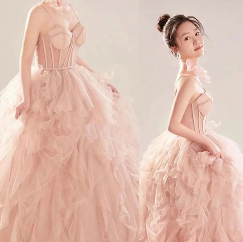 お姫様 成人式ドレス 卒業式ドレス 披露宴 ワンピース 前撮りドレス 後撮り カラードレス コンサート オフショルダー 二次会ドレス高級感 ウェディングドレス ロング 花嫁ドレス 可愛い パーティード