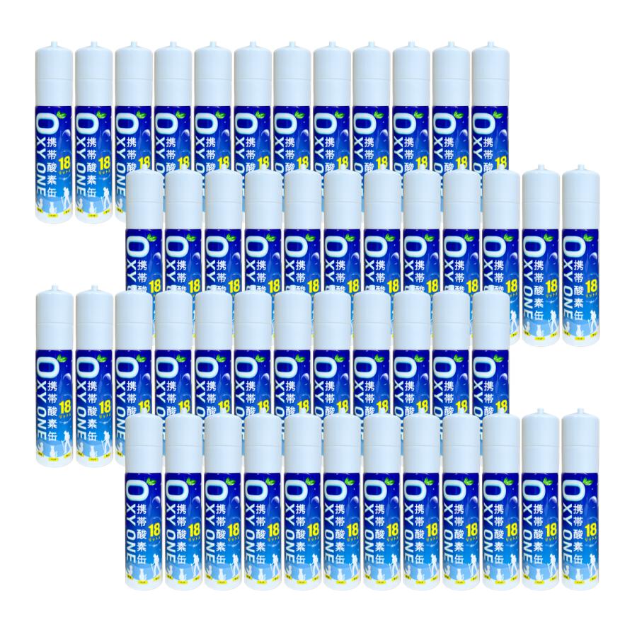 携帯酸素缶 [ OXY ONE ] 48本セット 圧縮型 18L 大容量 携帯酸素ボンベ 携帯酸素吸入器 携帯酸素スプレー 携帯酸素発生器 O2ボンベ スプレー