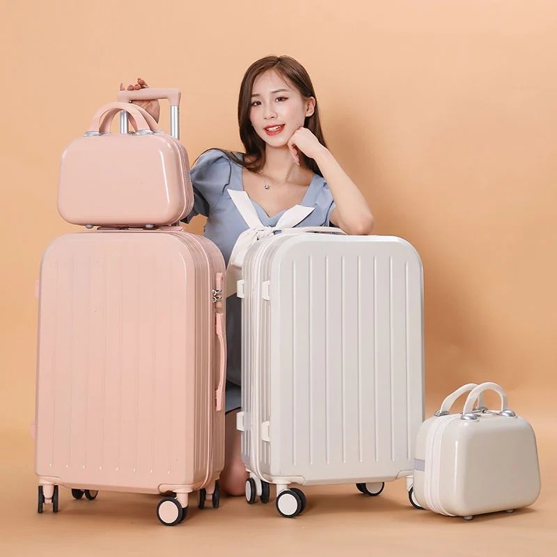 トローリーケース 女性 26 インチ 学生パスワードボックス 24 スーツケース トラベル 潮 小型軽量バッグキャリーバッグ 4,855円