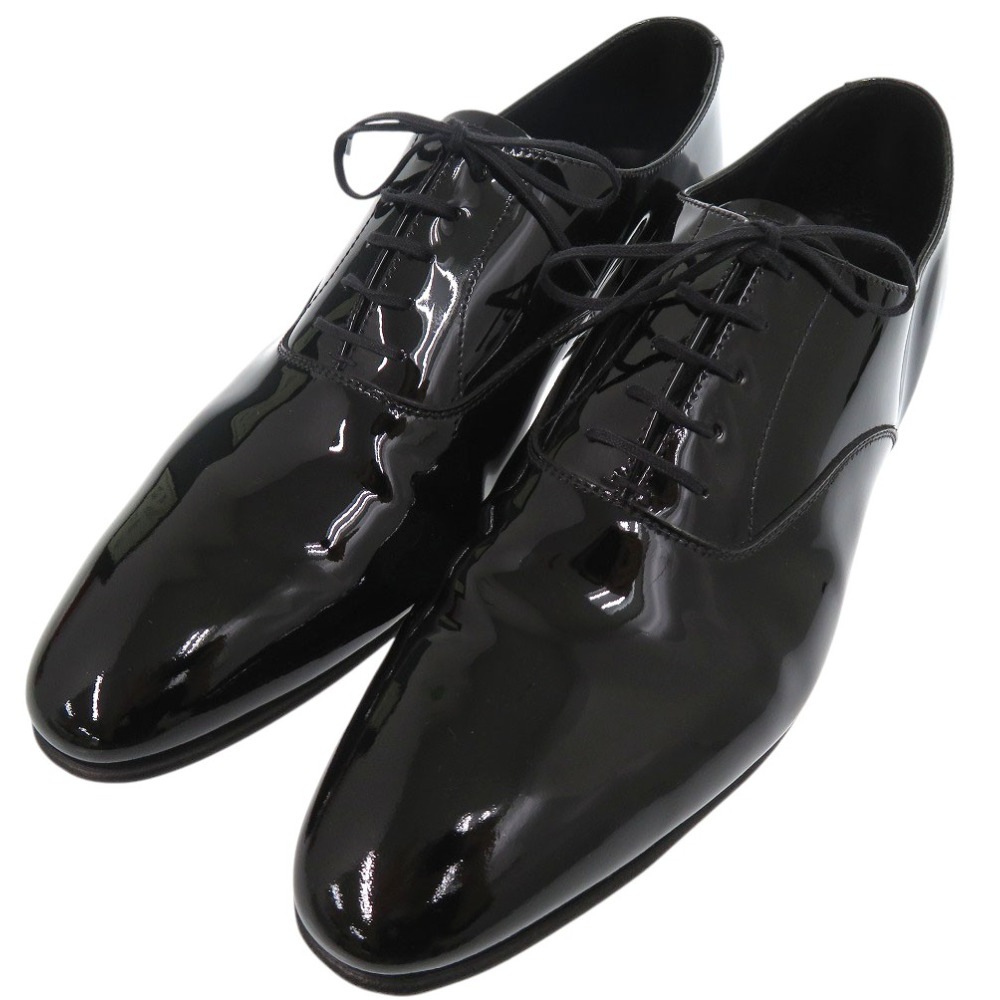 未使用品 5599 CHEAM プレーントゥ 28cm レザーシューズ パテントレザー/パテントレザー ブラック 0281【中古】 メンズ
