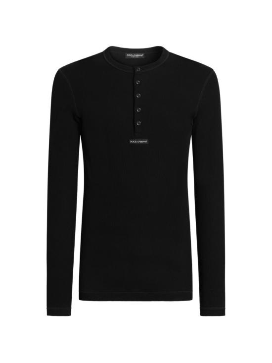 DOLCE & GABBANA Men T-Shirts G8SC4T G7P3IN0000 Black