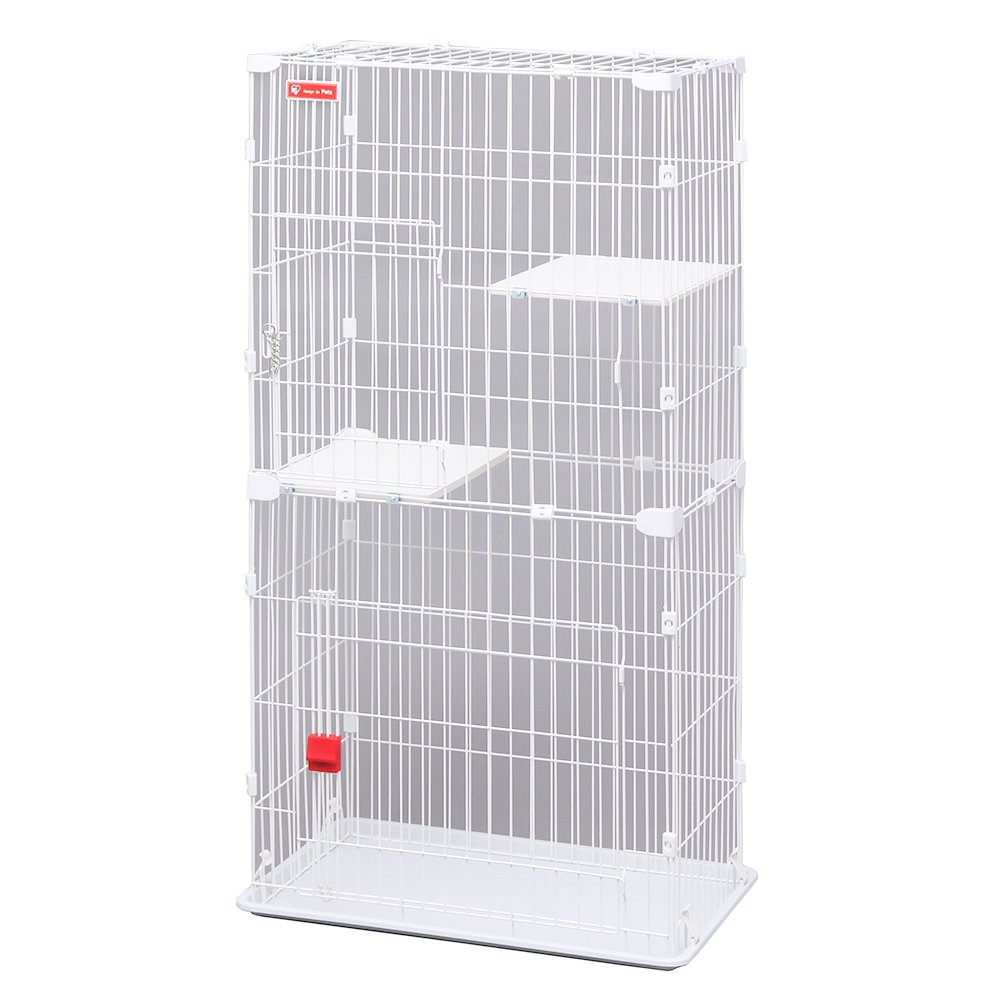 スリムキャットケージ２段　ホワイト　ＰＳＣＣ－７５２　ＣＲＣ30―53―07―00―00