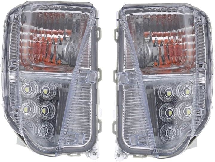 互換品トヨタ 互換 プリウス 30系 後期 LED ウインカー デイライト TOYOTA PRIUS ZVW30 社外品 汎用 交換 修理 カスタム パーツ 部品(左右セット)