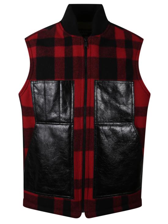 JUNYA WATANABE Men Sweater Vests WPV001051 1RED MultiColour