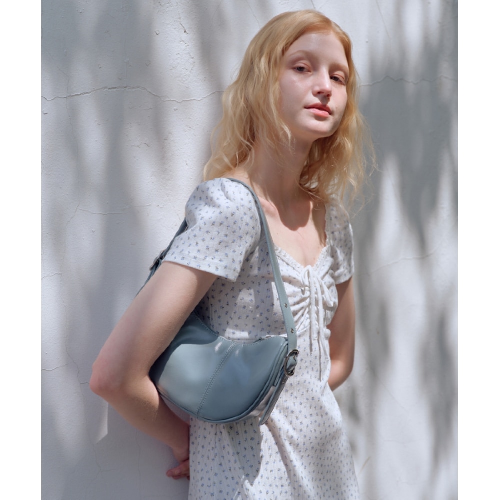 OVHEE メリー ホーボーバッグ ダスティーブルー Meli Hobo Bag