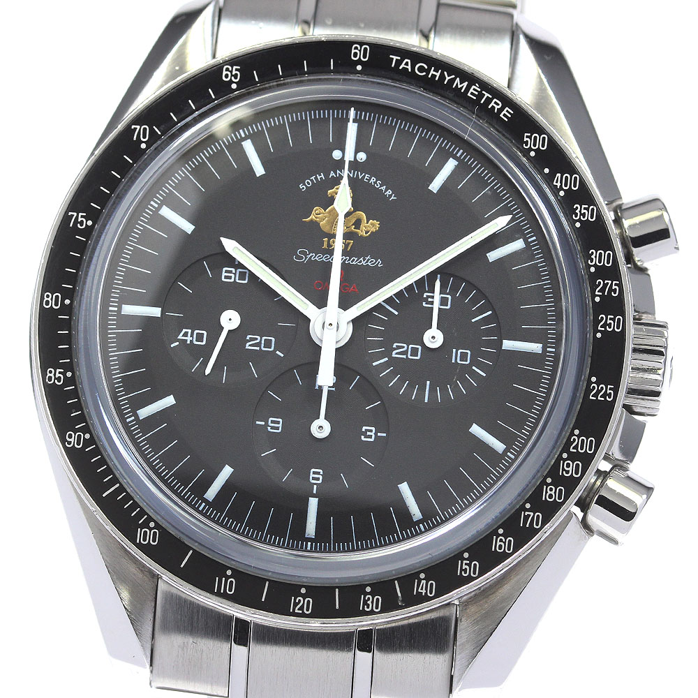 オメガ OMEGA 311.30.42.30.01.001 スピードマスター 50周年記念 手巻き メンズ _794047【中古】