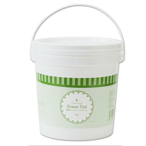 業務用　GreenTea 緑茶 マッサージクリーム　大容量 2kg