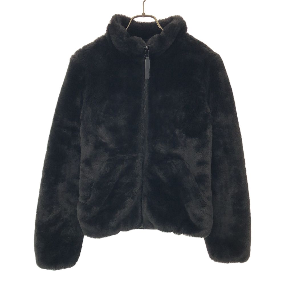 長袖 ファー ジャケット XS ブラック レディース