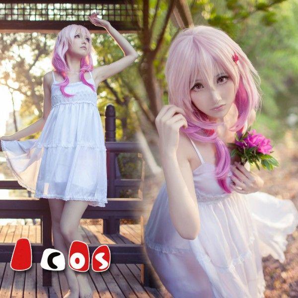 ハロウィン オーダーメイド ギルティクラウン Guilty Crown 白いワンピース コスプレ衣装 日常服bj005f0