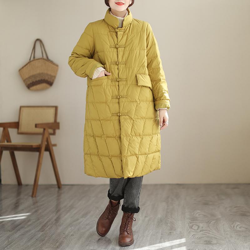 レディース ファッション 服 オシャレ カワイイ シンプル 大人カワイイ 大きいサイズ ク バックル エンボス ダウン コットンコート スタンドカラー ミドル丈 スリム 冬