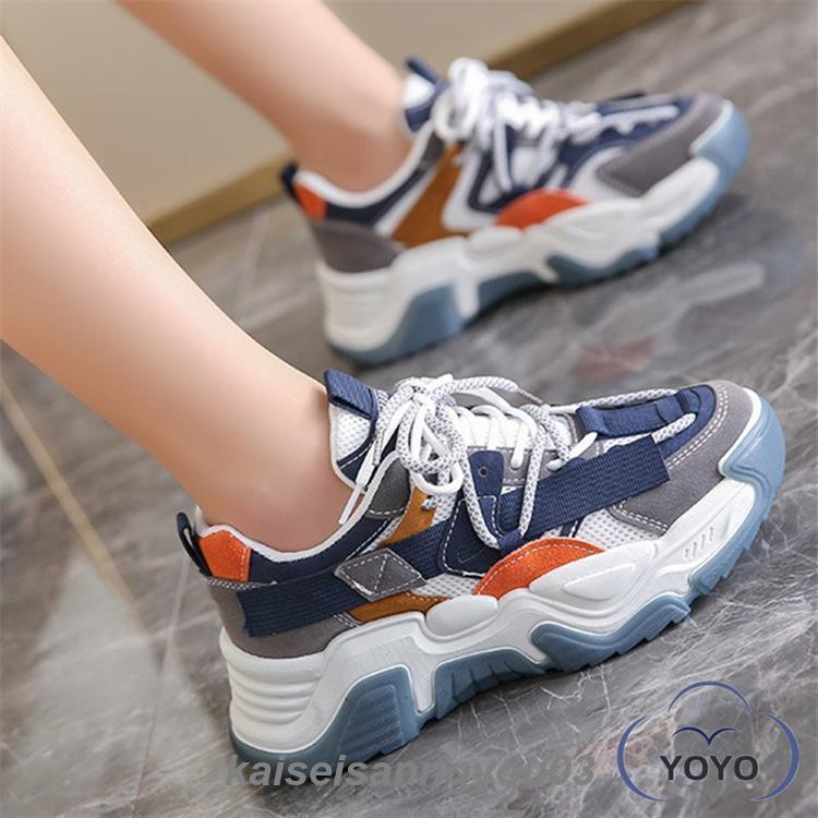 厚底スニーカー シューズ レディース 秋冬 ローカット 靴 韓国 スニーカー 履きやすい カジュアル 歩きやすい おしゃれ 運動靴 ウォーキング スポーツ 通学通勤