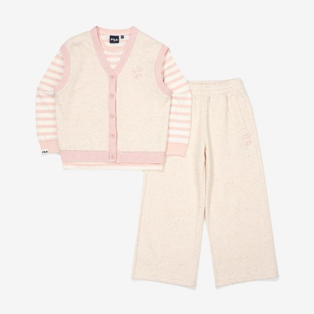 (フィラキッズ) エッセンシャル+ ガールズベストセット (FK2FSF3301F_CMY)