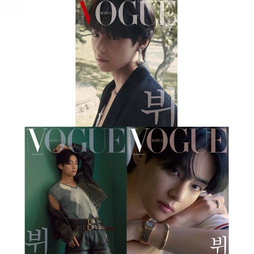 (3種セット) 韓国雑誌 VOGUE KOREA 2022年10月号 表紙：BTS V