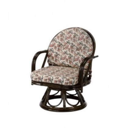 今枝商店 Romantic Rattan 籐回転座椅子 ミドルハイタイプ S253B