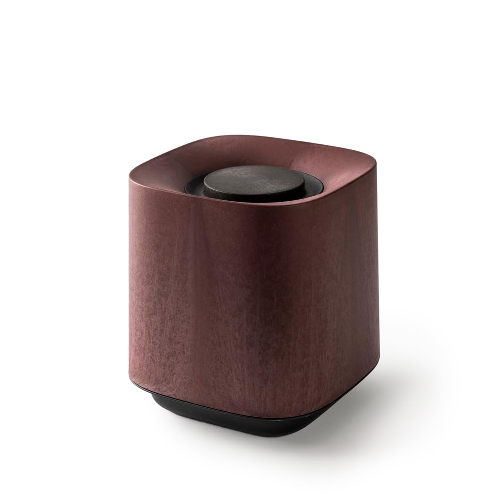 ONOM 国産 杉 使用 ゴミ箱 6L 取り換え簡単 袋を隠せる ふた付き 日本製 持ち運び簡単 おしゃれ かっこいい かわいい キッチン リビング に 小さい 分別 複数使い スクエア 杉皮入り ウ