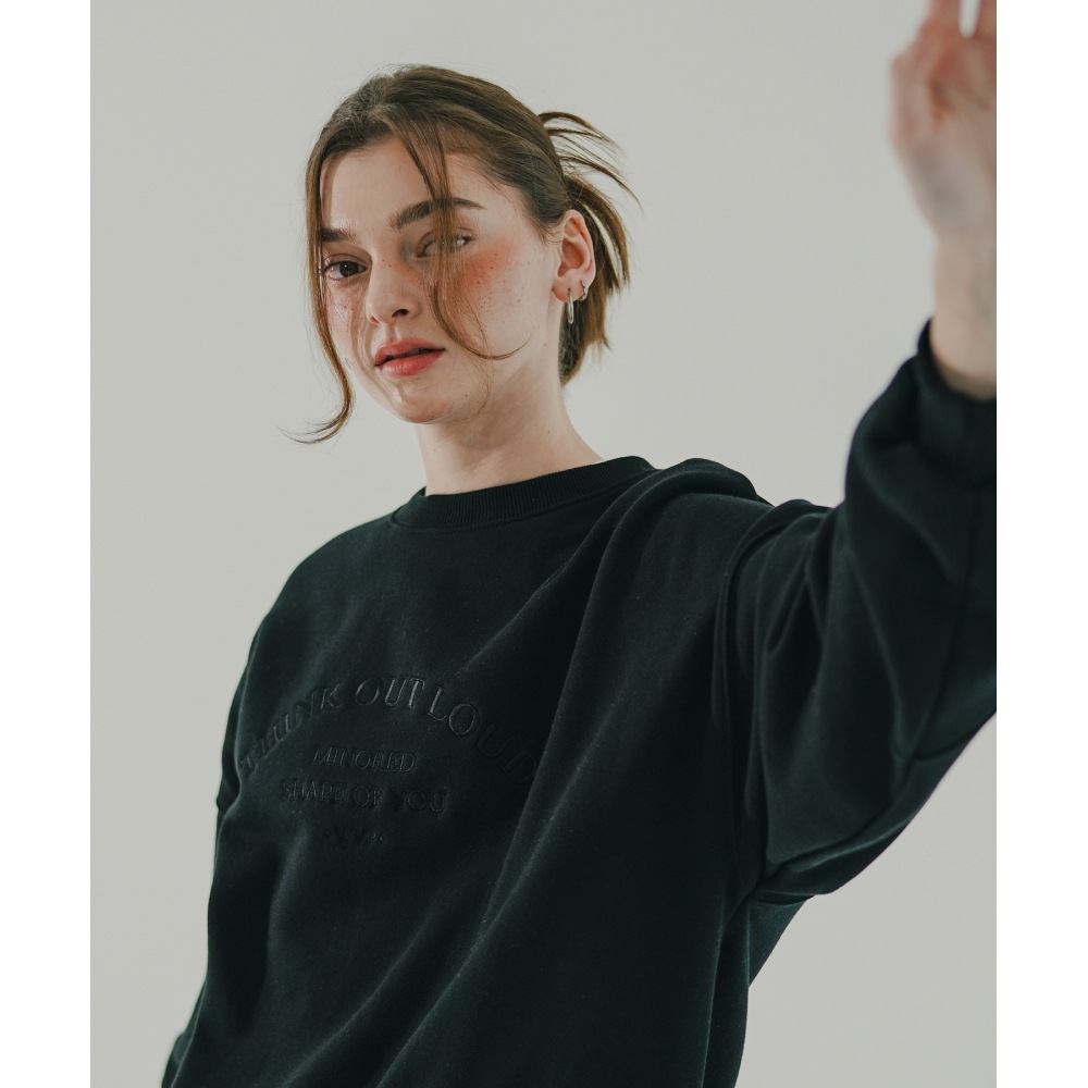 WV プロジェクトヒューズスウェットシャツブラック MJMT7616