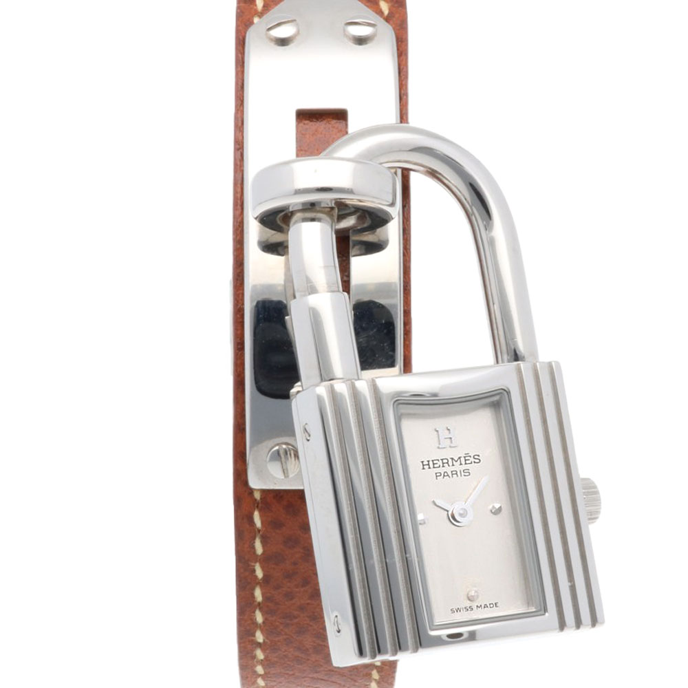エルメス ケリーウォッチ 腕時計 ステンレススチール KE1.210 クオーツ 磨き直し済 1年保証 HERMES 中古