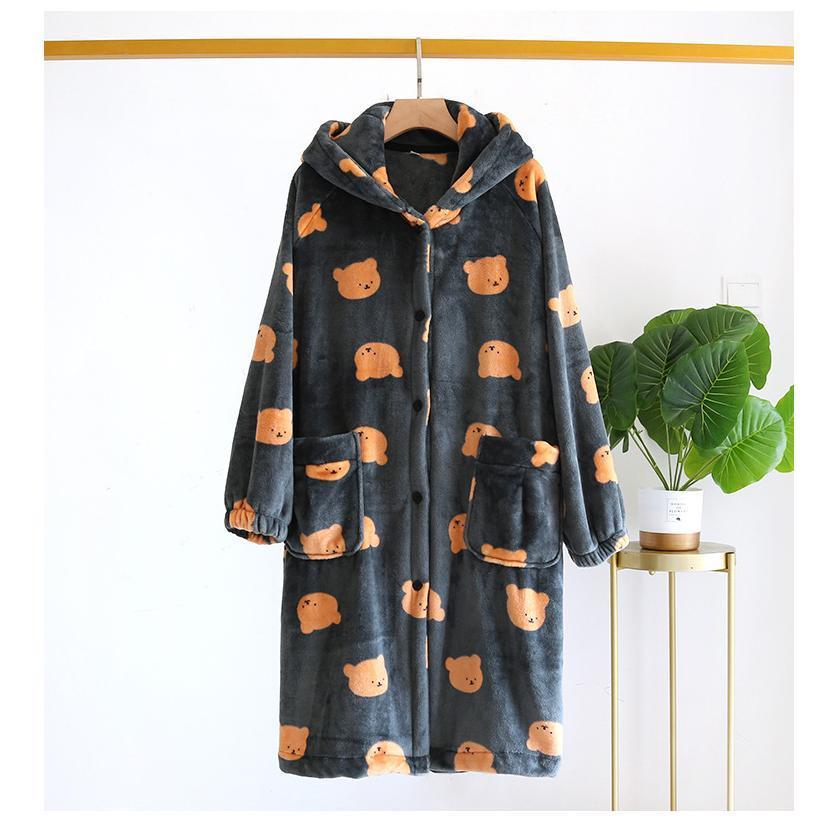 着る毛布 ルームウエア パジャマ レディース 大きいサイズ 毛布 厚手 ロング ガウン ふんわり 冬 部屋着 前開き ルームウェア フランネル 秋冬