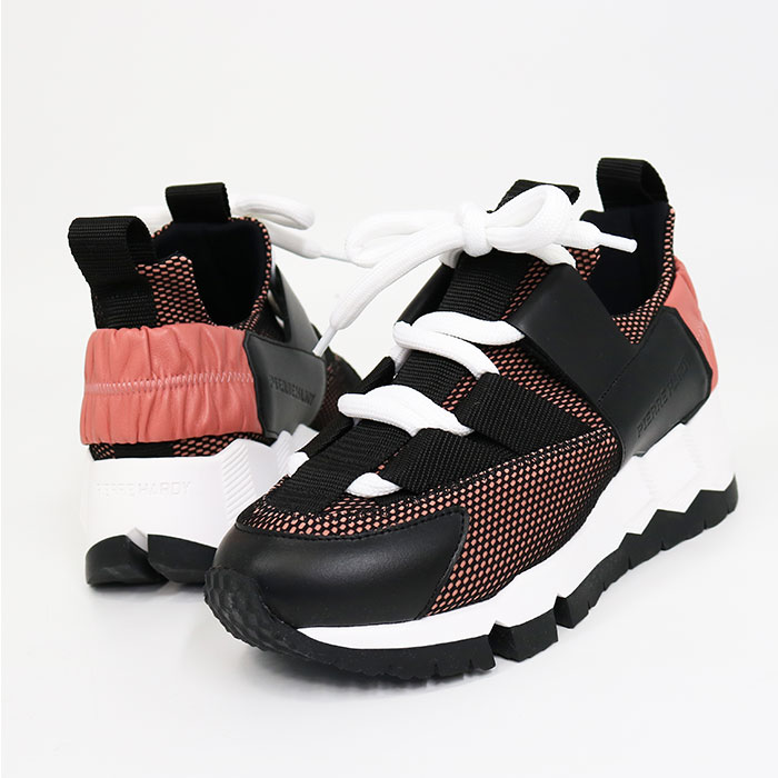 スニーカー COMET XL YS02 COMET XL トレックコメット レディース レザー メッシュ シューズ 靴 BLACK ローカット