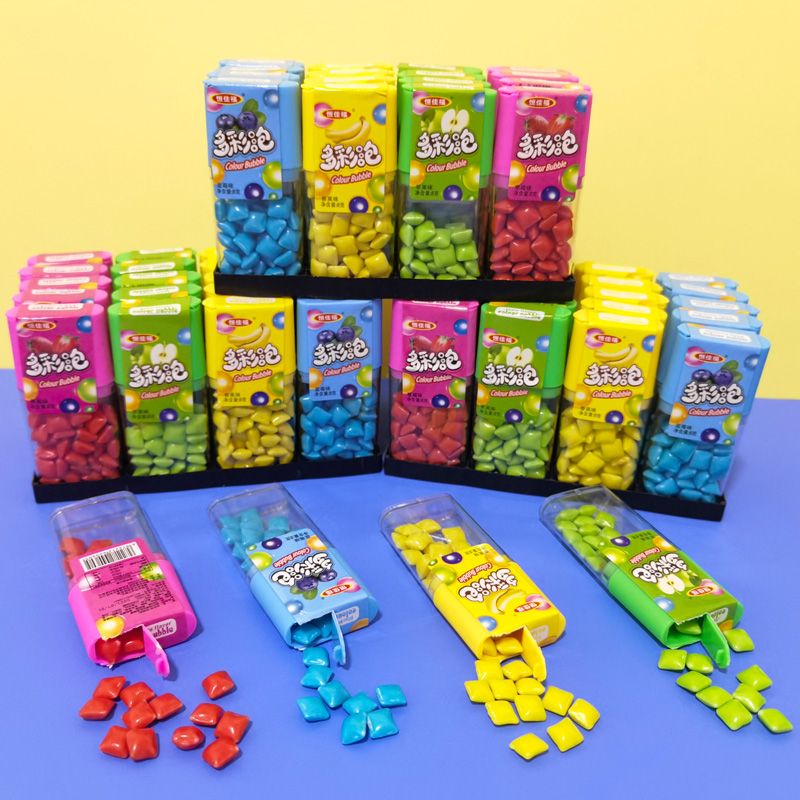 Qoo10] バブルガム バナナ ストロベリー ストロ : 食品