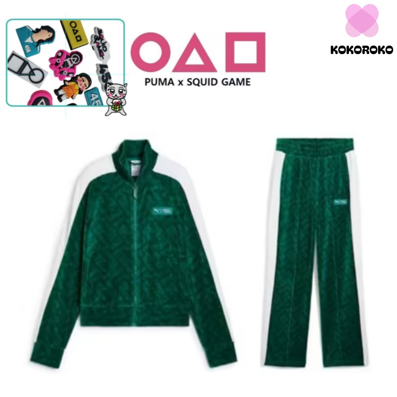 イカゲーム 体操服 レディース T7 トラックトレーニングセット SQUID GAME/ イカゲームファッション/ イカゲームコスプレ/ イカゲー