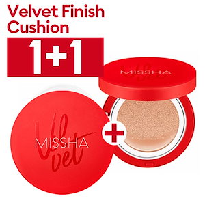 [1+1] ミシャ ベルベット フィニッシュ クッション 本品 15gx2ea