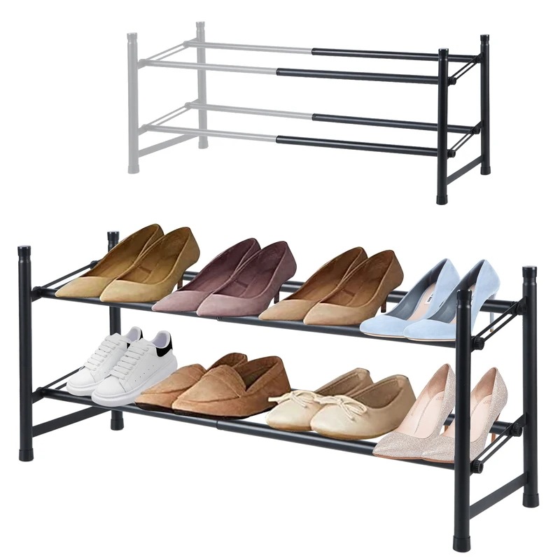 靴ラック,調節可能な靴オーガナイザー,拡張可能な靴ラック,立っている,クローゼット用棚