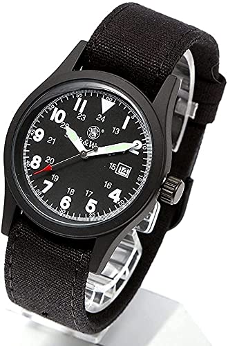 [スミス&ウェッソン] Smith&Wesson ミリタリーウォッチ SWW-1464-BLK メンズ [並行輸入品]