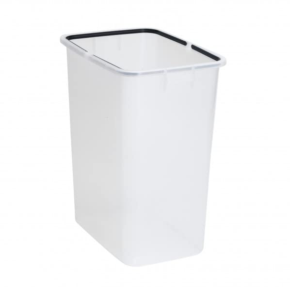 樹脂製ゴミ箱(屋内用) 分別ユニバーサルペール90(本体) 半透明 W395×D571×H648mm DS-228-590-0