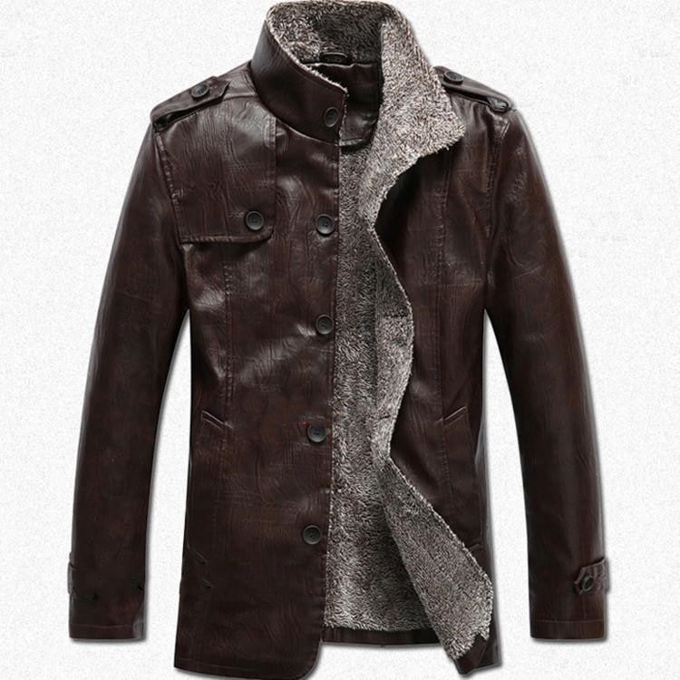 秋冬　革ジャン　メンズ　大きいサイズ レザージャケット　裏起毛　アウター　メンズジャケット　バイクジャケット　シングル ライダース　PU革 　ミディアム 5,242円
