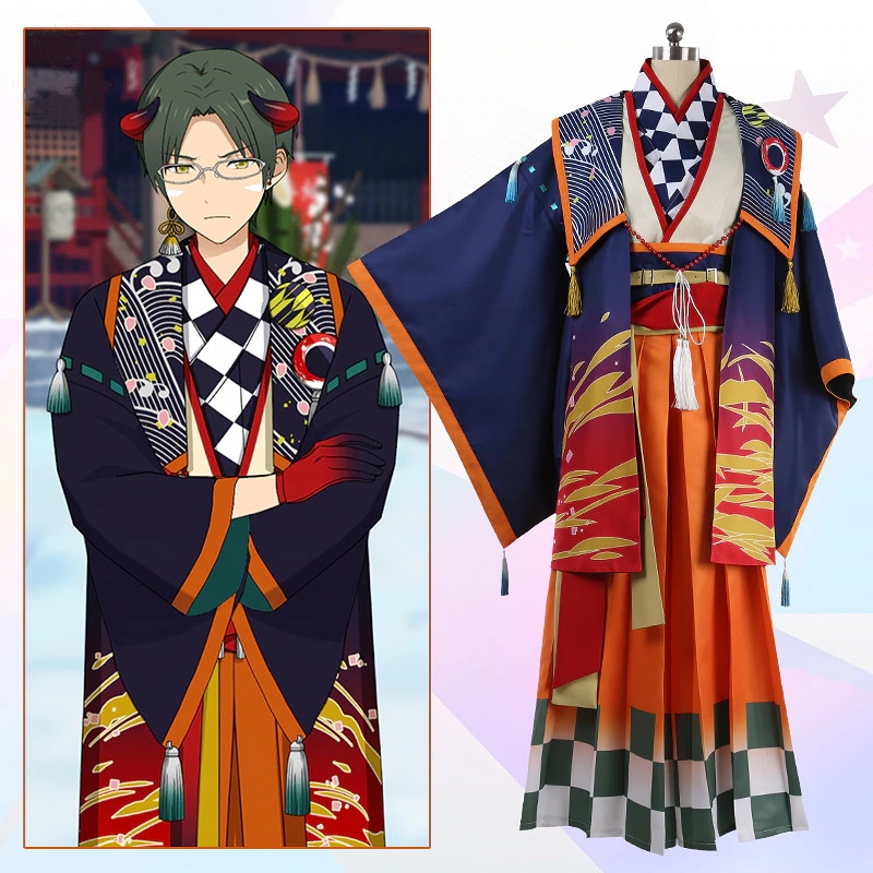 [今日は安い-出荷が早い]Ensemble Stars あんさんぶるスターズ 丑参り（前編） 緑黒の門番 蓮巳敬人 コスプレ衣装 コスチューム イベント品質良い 店舗お勧め
