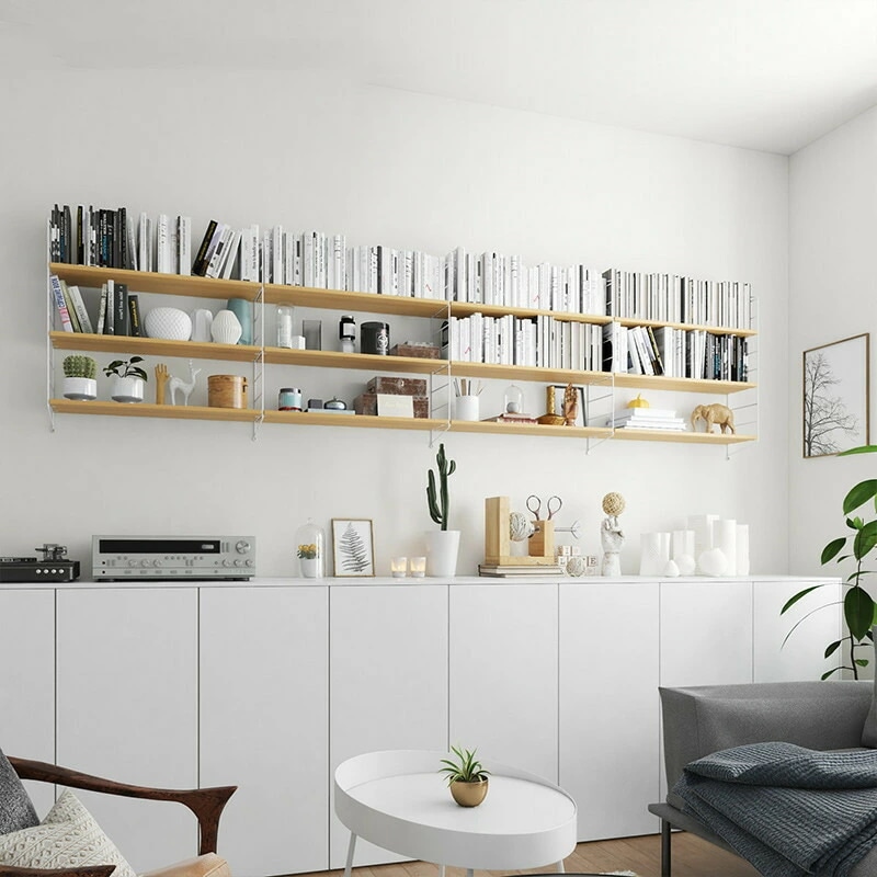 ウォールシェルフ 壁掛け棚 穴を開けない 飾り棚 3段 幅60 高さ調節可能 取り付け簡単 壁を傷つけない ウォールラック 収納 DIY 棚 おしゃれ 北欧 本棚 洗濯機 賃貸 石膏ボード 壁棚 オー