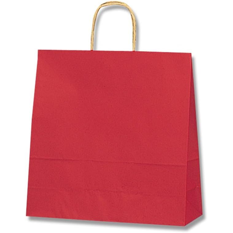 （まとめ買い）シモジマ HEIKO 手提げ紙袋 25チャームバッグ 25CB 3才 未晒 赤C 50枚 幅320xマチ115x高310mm 003251203 [x3セット]