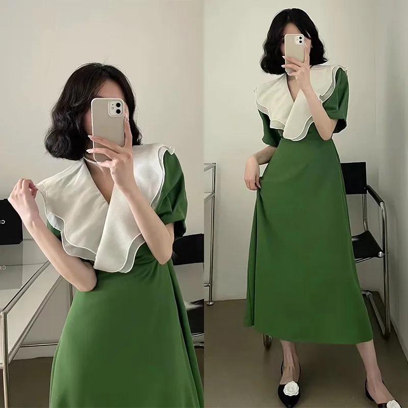 ワンピース Aラインワンピース フレアワンピース ロングワンピース ロング丈 ミモレ丈