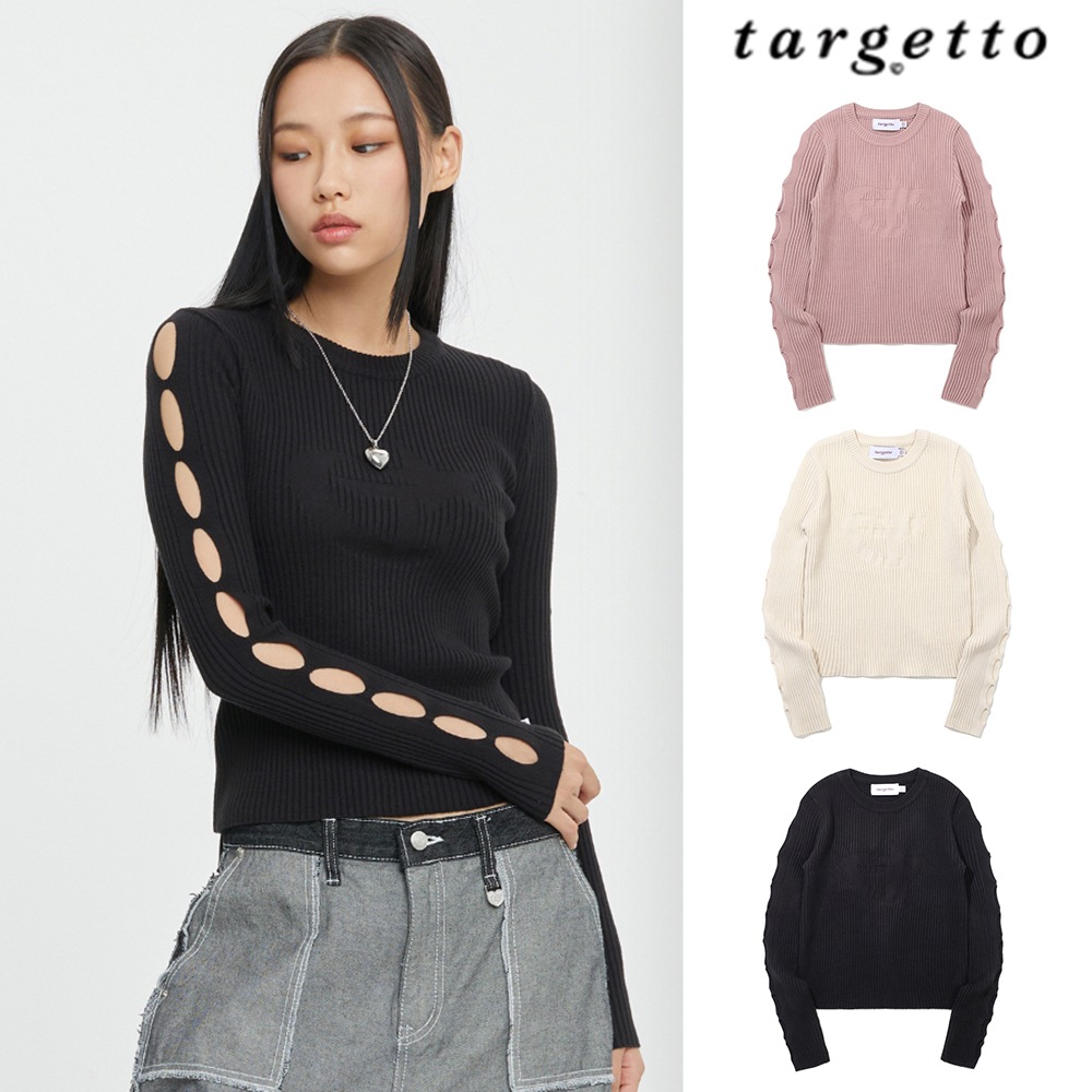 [TARGETTO] REVERSE RIBBED KNIT
