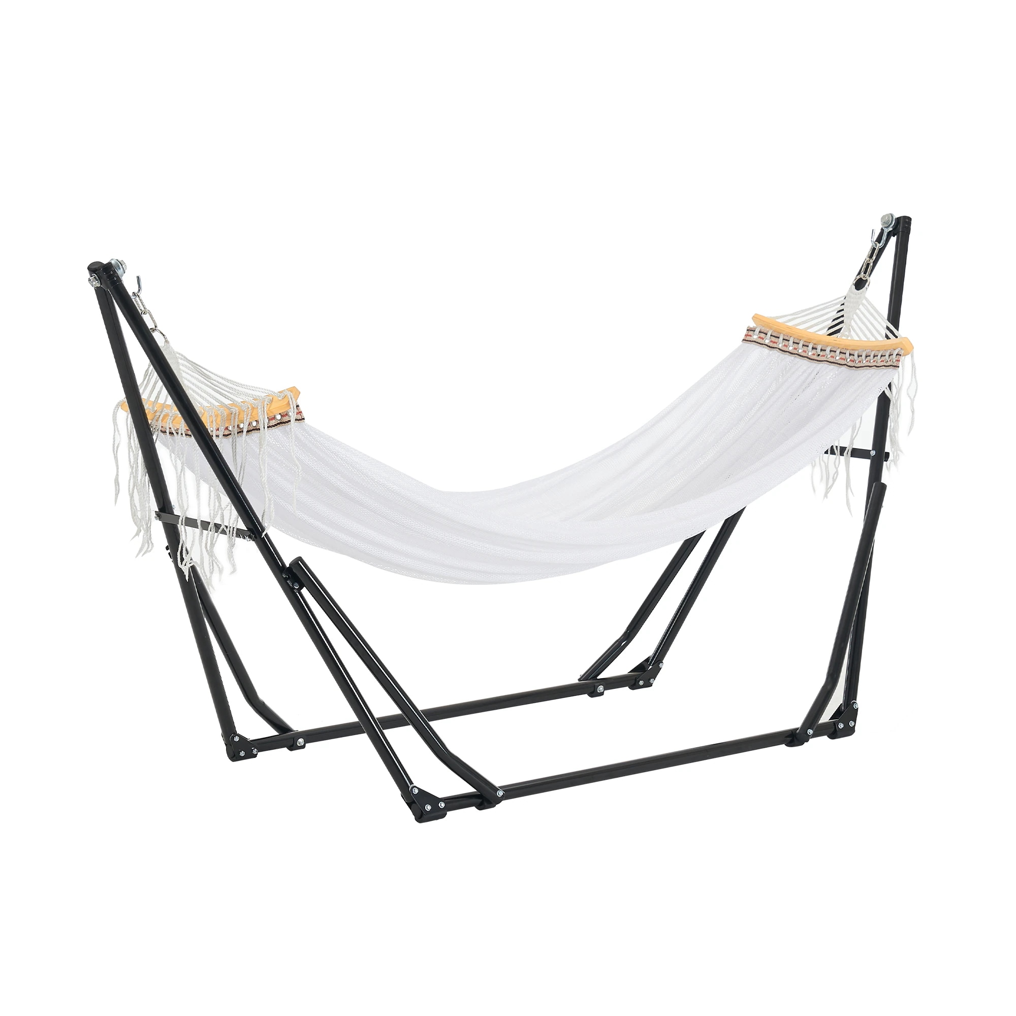 【日本国内出荷-3日で配達】ハンモック 自立式 ポータブルハンモック 専用ケース付き チェアー 室内 折りたたみ おしゃれ デザイン アウトドア 屋外 キャンプ ハンモックチェア スタンドDJYC66