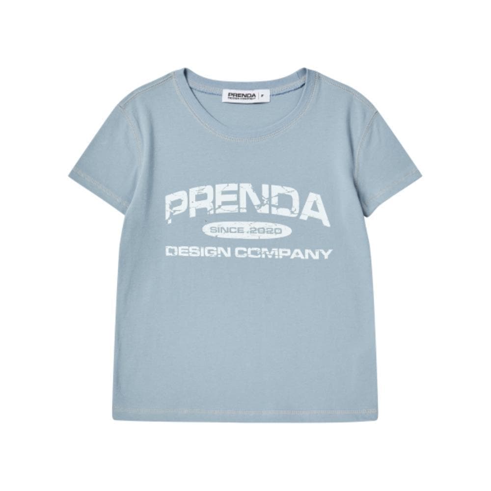 PRENDA COLOR STITCH LINE TEE SKY BLUE PRTFSURS08WB1
