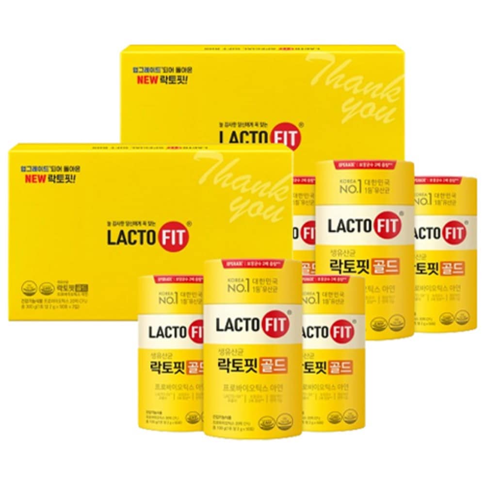 チョングンダン健康ラクトフィットゴールド乳酸菌50pギフトセット2g x90 ea 3個