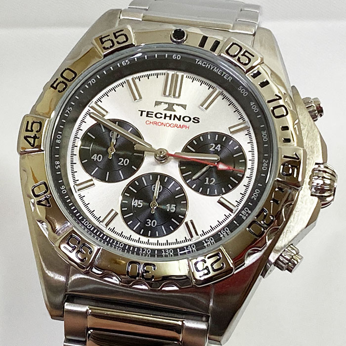 テクノス 腕時計 メンズウォッチ TECHNOS T9B36SS ラッピング無料 手書きのメッセージカード あす楽対応 クロノグラフ 20代 30代 40代 50代 60代