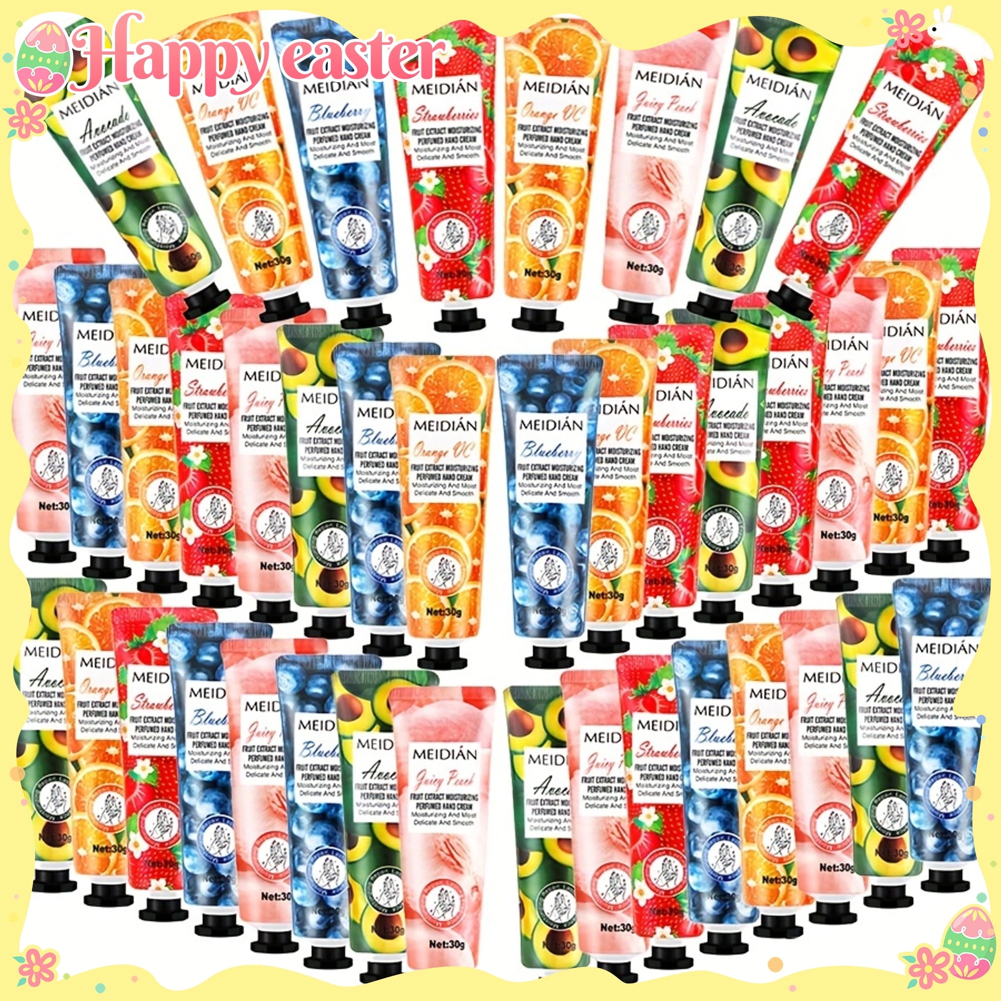 香りハンドクリームセット - 深い保湿＆栄養乾燥・荒れた肌用 ライトベージュ - 旅行サイズ バルクパック - 女性のための毎日の手のケア シルキーソフト