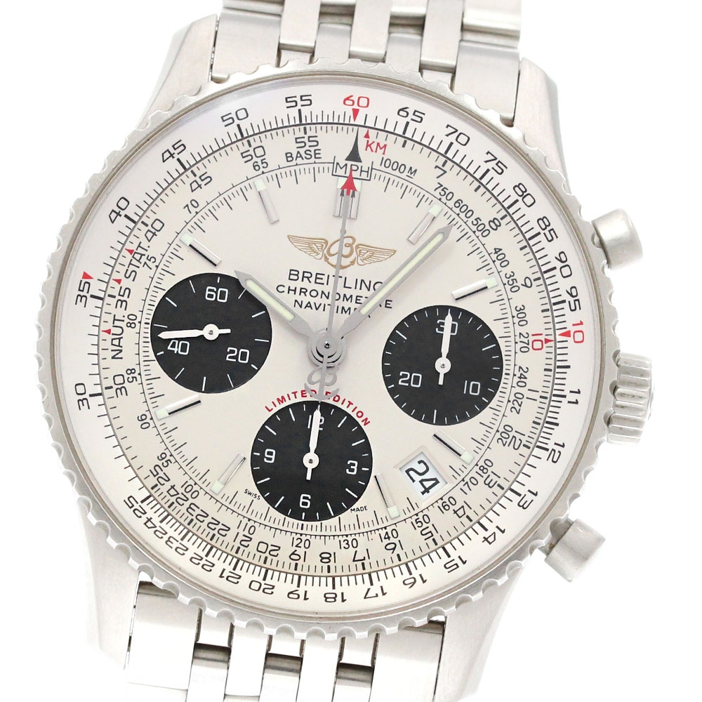 ブライトリング BREITLING A23322 ナビタイマー クロノグラフ 自動巻き メンズ 保証書付き_866122【中古】