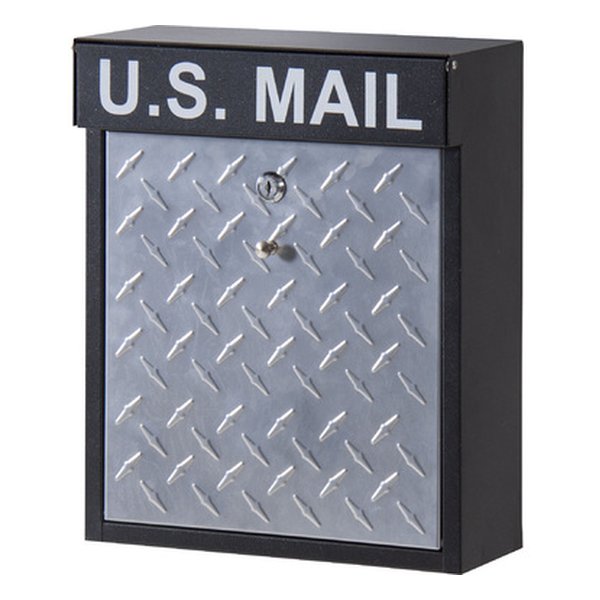 ポスト シルバー 幅33×奥行き12×高さ42.5cm PST-215B