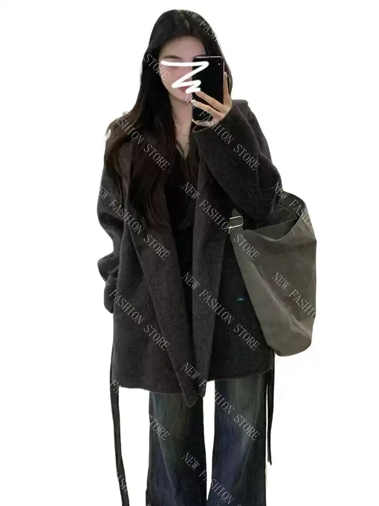 コートレディース秋冬カーディガンコート-91