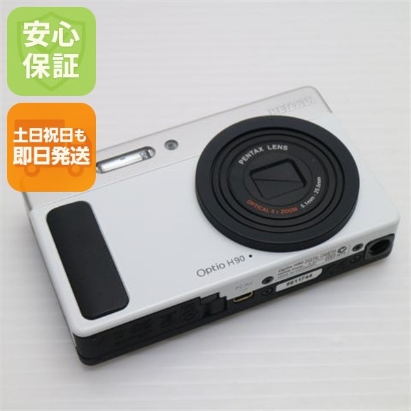 超美品 Optio H90 セラミックホワイト PENTAX デジカメ 121