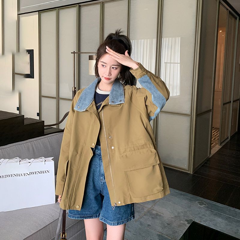 福袋2025大人気 デニムは工装コートをつなぎ合わせています