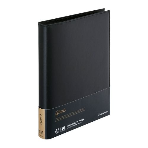 （まとめ買い）ビジネスバインダー ジウリス A5 20穴 ブラック F289B-05 [x3]バインダー