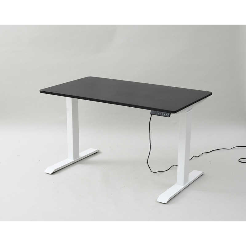 ヤマゼン　電動昇降デスク W1200xD700xH710～1170mm　ELD-FS-MWH/T1200-BK